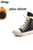Niulatu for Men and Women Couples Thick-soled Canvas Shoes for Fall/winter 2025 New Wild Student Casual Shoes Tide DJSE