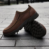Niulatu Men Casual Shoes Loafers Sneakers 2025 New Fashion Handmade Retro Leisure Loafers Shoes Zapatos Casuales Hombres Men Shoes DJSE