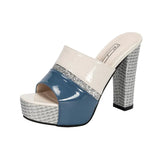 Niulatu Open Toe Ankle Strap Women Sandals Sexy High Heels Lady Shoes Buckle 12.5cm Low Heel Summer Sandals DJSE