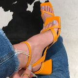 Niulatu Women's Sandals 2025 Summer New Square Toe Clip-toe Low Heels Ladies Shoes for Women Buckle Strap Elegant Female Sandal DJSE