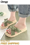 Niulatu Women Slippers Fairy Style Fashion Student Thick Soled Roman Sandals 2025 New Fashion Soled Flat Shoes Femmes Sandalias DJSE