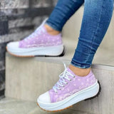 Niulatu Women Canvas Sneakers Comfort Platform Design Shoes 2025 Low Top Female Casual Fashion Lady Sports Footwear Zapatillas Mujer New DJSE