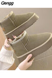 Niulatu Women's Slippers Winter Plush Warm Shoes Unisex Indoor Outdoor Flip Flops Casual Shoes Zapatos De Mujer DJSE