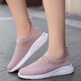 Niulatu to college Women Crystal Sneakers 2025 Woman Flat Mesh Loafer Women's Comfort Vulcanized Ladies White Casual Shoes Trainers Basket Female DJSE