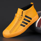 Niulatu Casual Men Plush Shoes Outdoor Non-slip Wear-resisting Male Sneaker Winter High-top Warm Lined Footwear All-match Trend DJSE