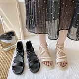 Niulatu Summer Dress Shoe for Women Fashion Designer Sandals Fairy Style Ins Platform DJSE