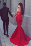 Niulatu Strapless Open Back Sweetheart Mermaid Long Evening HZ1007