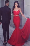 Niulatu Strapless Open Back Sweetheart Mermaid Long Evening HZ1007