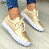 Niulatu Women Casual Sneakers Leisure Platform Luxury Wedge Shoes Lady Golden Height Increasing Footwear Spring Zapatos Mujer DJSE