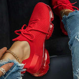 Niulatu Women Breathable Mesh Sneaker 2025 Woman Lace Up Vulcanized Ladies Comfortable Women's Casual Flat Female Tennis Shoes Plus Size DJSE