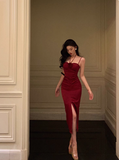 Sexy Sheath Red 21st Birthday Dress Party Gown Birthday Outfits Birthday Dress Ideas For Women HZ1214