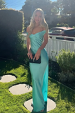 Niulatu Mermaid Off The Shoulder Yellow Satin Long Evening Dress Prom Dresses SD2063