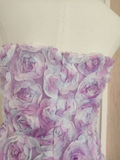 Niulatu A Line Sweetheart Lilac Lace Vacation Dresses Short Floral Birthday Outfits SD333