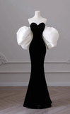 Niulatu one-shoulder evening dress high-end mermaid banquet temperament prom dress HZ1007