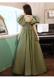 Niulatu Evening Dress Temperament Long Bubble Sleeve Princess Dress HZ1007