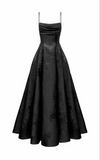 Niulatu Spaghetti Straps A-line Green Prom Dresses, Long Prom Dresses HZ0113