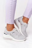 Niulatu Sneakers Plus Size Slip On Casual Sports Shoes Mesh Comfort Breathable Sports Shoes Women Platform Wedge Shoes DJSE