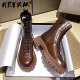 Niulatu Women Shoes for Winter Boots Fashion Shoes Woman Casual Autumn Leather Botas Mujer Female Ankle Boots Women DJSE