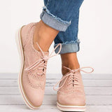 Niulatu Up Perforated Oxfords Shoes DJSE