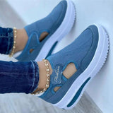 Niulatu Women Flats New Thick Soled Comfortable Shoes Women Hollow Out Women's Shoes Retro Sneakers Women Shoe Moccasins Plus Size Shoes DJSE