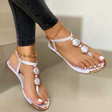 Niulatu Gladiator Women Sandals Buckle Flat Shoes Woman Flip Flops Ladies Thong Bohemia Sandalias Mujer Summer Beach Shoes Female DJSE
