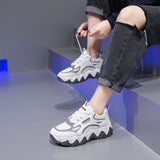 Niulatu Women Sneakers Vulcanize Shoes New Female Black White Platform Thick Sole Running Casual Shoe Woman Sport Shoes DJSE