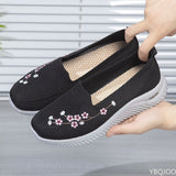 Niulatu Women Flats Shoes Fashion All-match Female Sneakers Soft Comfort Walking Shoes Lightweight Breathable DJSE