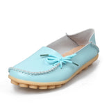 Niulatu Women Genuine Leathe Shoes Moccasins Mother Loafers Soft Slip On Leisure Flats Casual Female Driving Ballet Footwear DJSE
