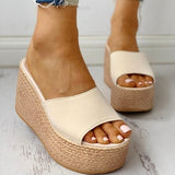 Niulatu 2025 New Summer Women's Sandals Peep-Toe Shoes Woman High-Heeled Platfroms Casual Wedges For Women High Heels Shoes DJSE
