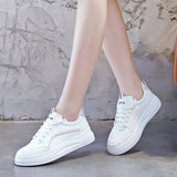 Niulatu Shoes Women 2025 Spring Fashion Non Slip Casual Shoes Flat Running Sheos Women Lace-up Comfort Sneakers Zapatos De Mujer DJSE