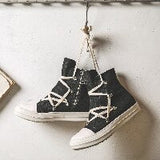 Niulatu for Men and Women Couples Thick-soled Canvas Shoes for Fall/winter 2025 New Wild Student Casual Shoes Tide DJSE
