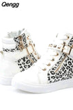 Niulatu Fashion Platform Shoes for Women Casual Rivet canvas shoes women high top sneakers Designer Flats High Quality Boots DJSE