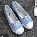 Niulatu Women Casual Flats Lace up Shallow Shoes Autumn 2025 Fashion Comfortable Female Canvas Loafers Vulcanized Shoes Ladies Footwear DJSE
