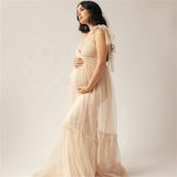 Niulatu maternity dress with bow maternity evening dress photo photo daily HZ1007