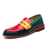 Niulatu Mens Leather Shoes Casual Loafers Slip on Plus Size 47 48 Shoes Party Wedding Leather Loafers Shoes Men DJSE
