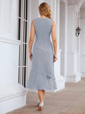 Niulatu Chiffon Spring Mother of The Bride Dresses A-Line Plus Size for Women Formal Prom HZ1007