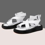 Niulatu Women 2025 Summer New Clip Toe Sandals Ladies Roman Women Shoes Muffin Sandalsls ladies shoes women shoes DJSE