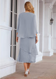 Niulatu Chiffon Spring Mother of The Bride Dresses A-Line Plus Size for Women Formal Prom HZ1007