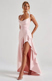 Niulatu Ruffles Prom Dresses for Teens Hi-Low Aline Cocktail Dresses for Women HZ1007