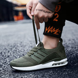 Niulatu Air Cushion Mesh Breathable Running Shoes Lightweight Sports Walking Shoes Men Women Sneakers Plus Size DJSE
