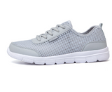 Niulatu Men Sneakers Mesh Breathable Lightweight Mens Shoes Summer Casual Low Black White Sports Soft Jogging Gym Shoes DJSE