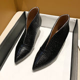 Niulatu New Women for Shoes Casual Pumps Short Boots Sexy High Heels Pointed V-mouths Ladies Dress shoes OL Daily Shoes DJSE