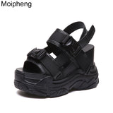 Niulatu Platform Sandals Women 2025 High Heels Sexy Open-toed Sandals Wedge Increased Shoes Ladies Beach Summer Sandalia DJSE