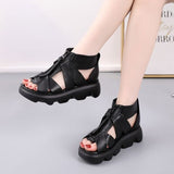 Niulatu Summer New Women Sandals Platform Shoes Wedge Low Heels Women Mujer Pumps Peep Toe Woman Chaussures Femme Sandalias Shoes DJSE