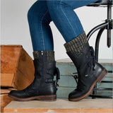 Niulatu Women boots Winter Mid-Calf Boot Winter Shoes Ladies Fashion Snow Boots Shoes Thigh High Suede Warm Botas Zapatos De Mujer DJSE