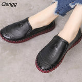 Niulatu Women Shoes Genuine Leather Loafers Women Casual Shoes Soft Comfortable Shoe Women Flats Spring Autumn New DJSE