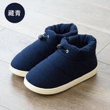 Niulatu Boots Cotton Fabric Warm Shoes for 2025 Winter Female Non-slip Down Thick Bottom Warm Shoes Comfort Soft Down Ankle DJSE