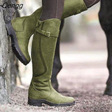 Niulatu Women Boots Pu Leather Zipper Retro Casual Womans Booties Gladiator Low Heel Shoes Ladies Fashion Botas Mujer Invierno DJSE