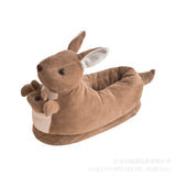 Niulatu Parent-child Dinosaur Animal Shoes Creative Funny Slip On Home Slides for Dad Mom Children Gift Slippers DJSE