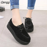 Niulatu Luxury Shoes Woman Spring Plus Size 41 Fashion Sneakers Ladies Platform 2025 Lace-up Flats Tennis Female Loafers DJSE